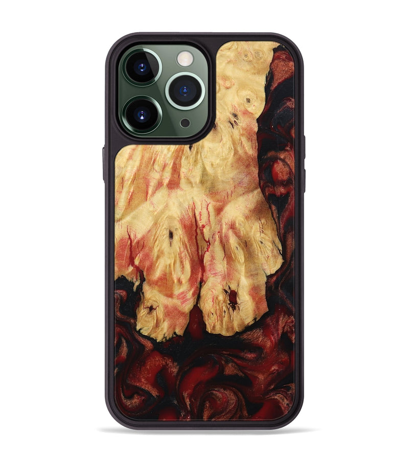 iPhone 13 Pro Max Wood Phone Case - Ladonna (Red, 798310)