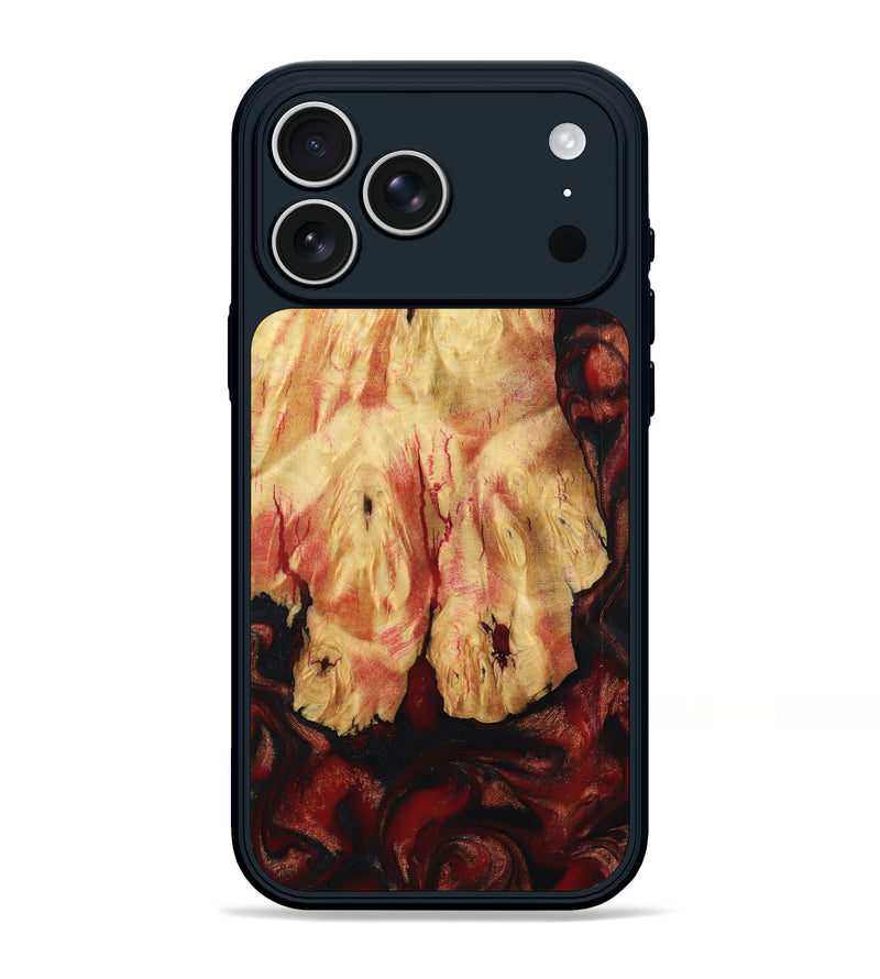 iPhone 17 Pro Max Wood Phone Case - Ladonna (Red, 798310)