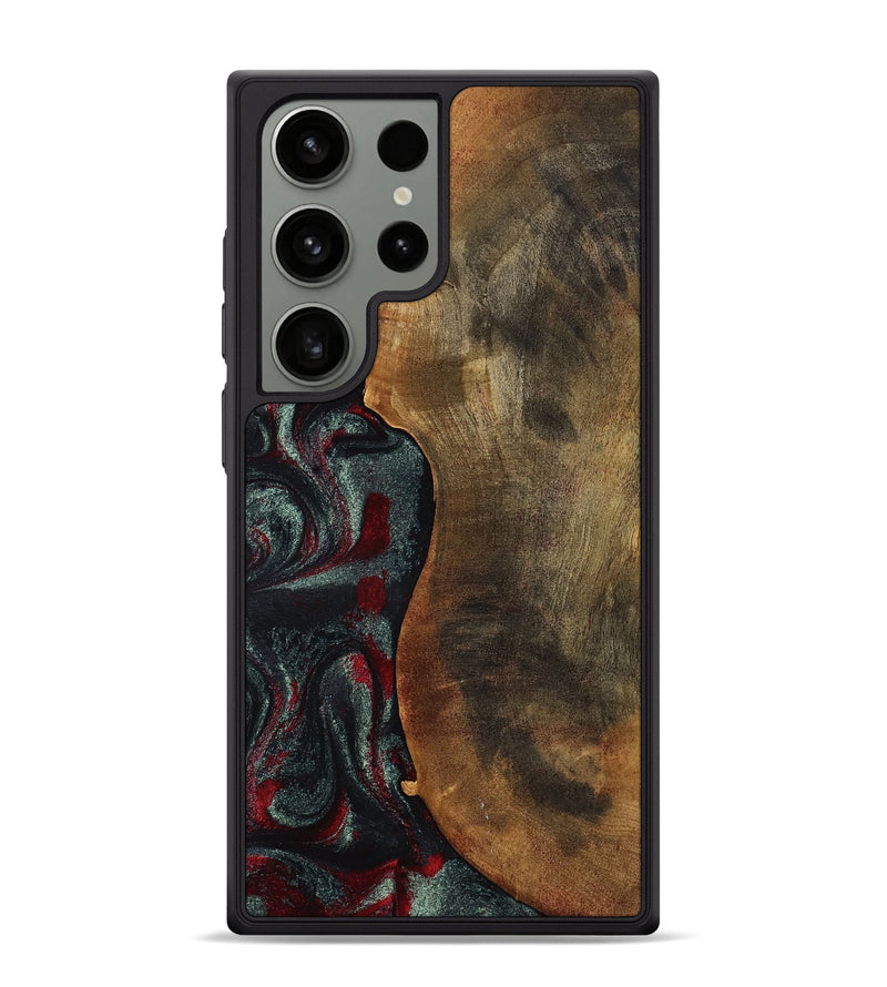 Galaxy S24 Ultra Wood Phone Case - Bodie (Red, 798313)