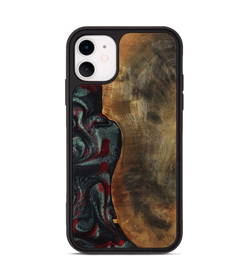 iPhone 11 Wood Phone Case - Bodie (Red, 798313)