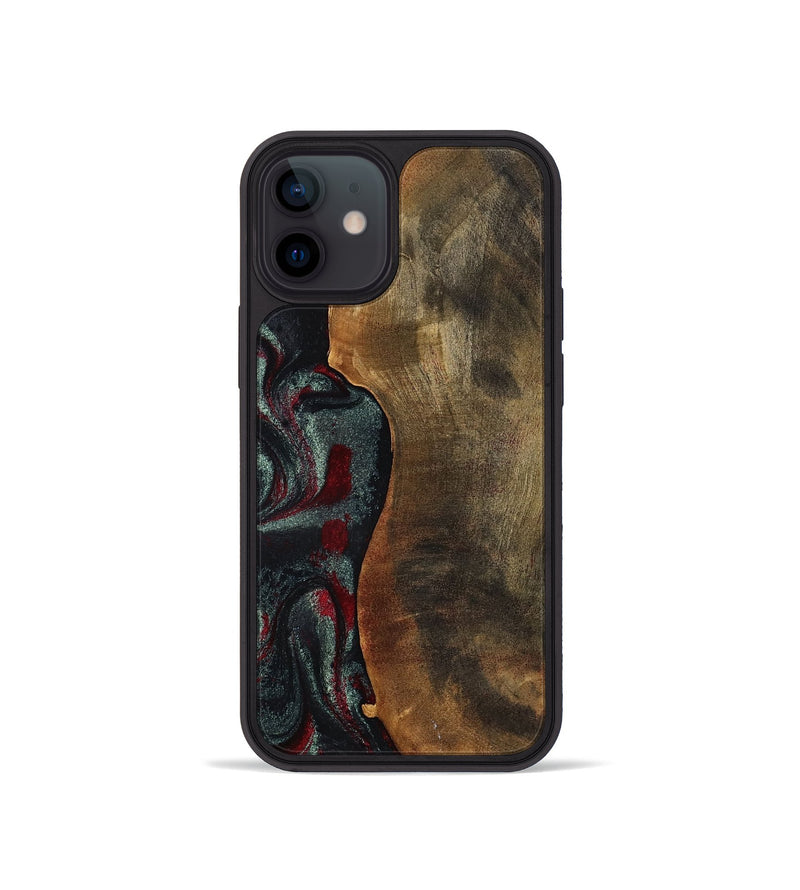 iPhone 12 mini Wood Phone Case - Bodie (Red, 798313)