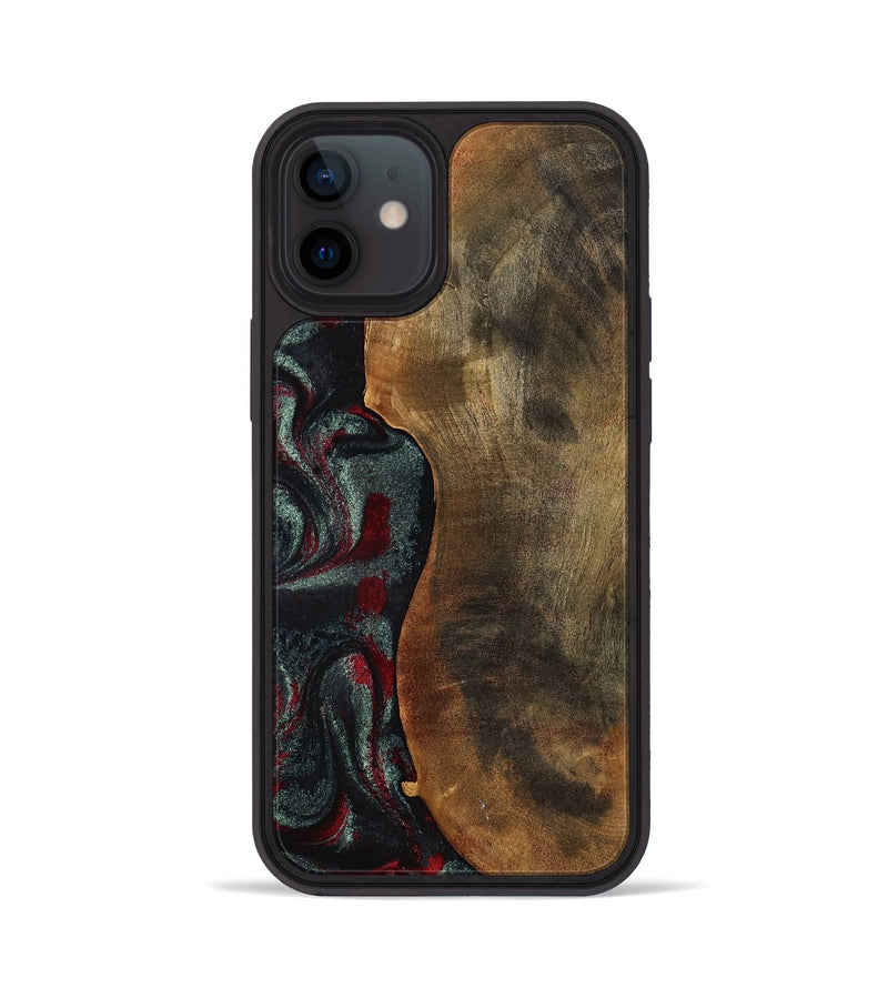 iPhone 12 Wood Phone Case - Bodie (Red, 798313)