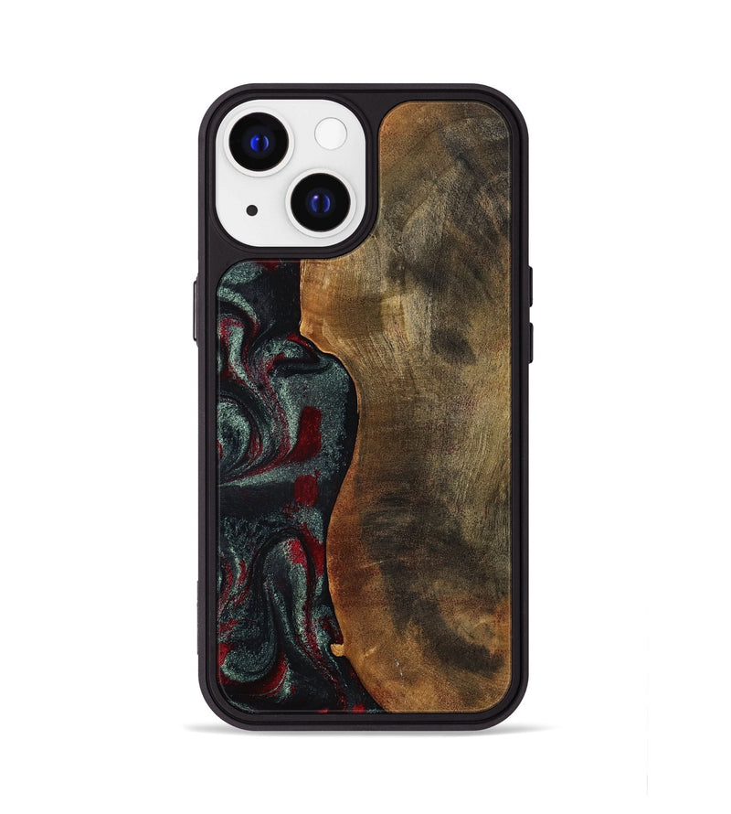 iPhone 13 Wood Phone Case - Bodie (Red, 798313)