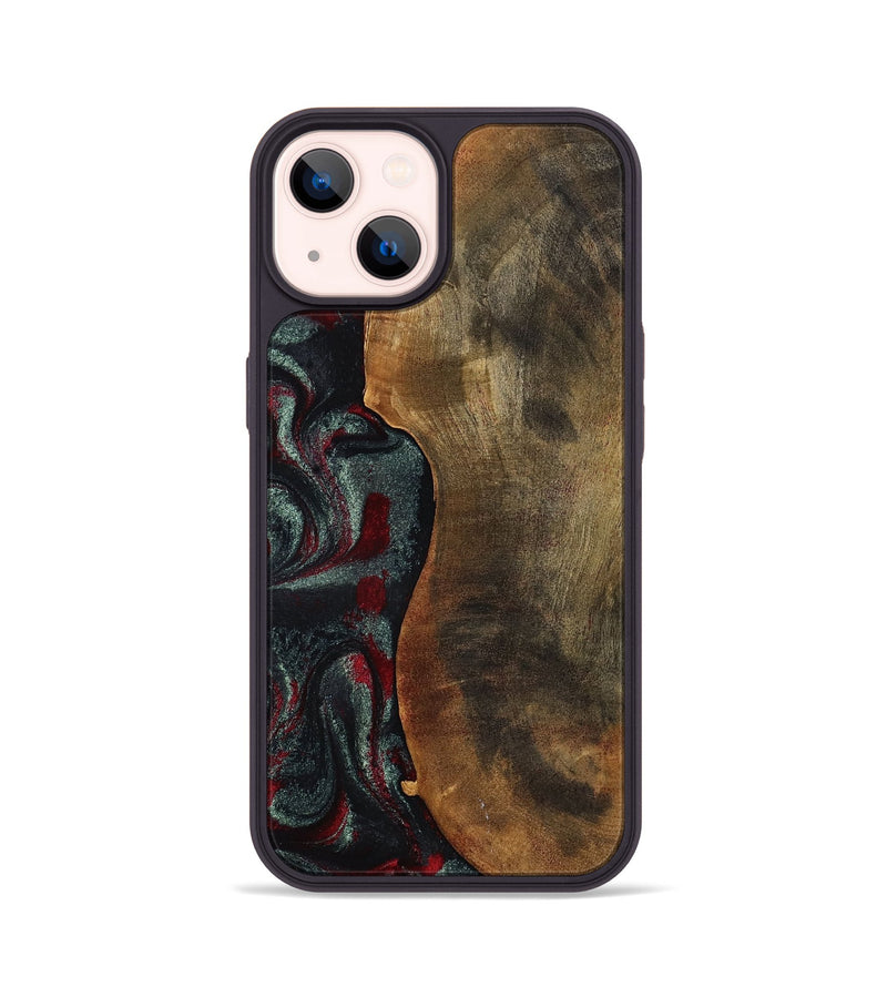 iPhone 14 Wood Phone Case - Bodie (Red, 798313)
