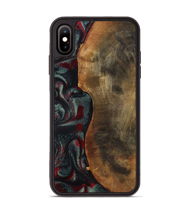 iPhone Xs Max Wood Phone Case - Bodie (Red, 798313)