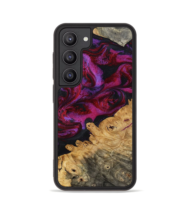 Galaxy S23 Wood Phone Case - Adriel (Red, 798316)