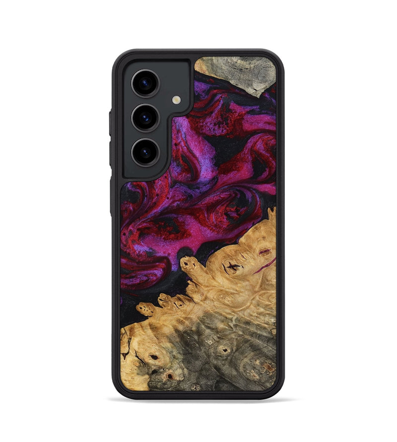 Galaxy S24 Wood Phone Case - Adriel (Red, 798316)