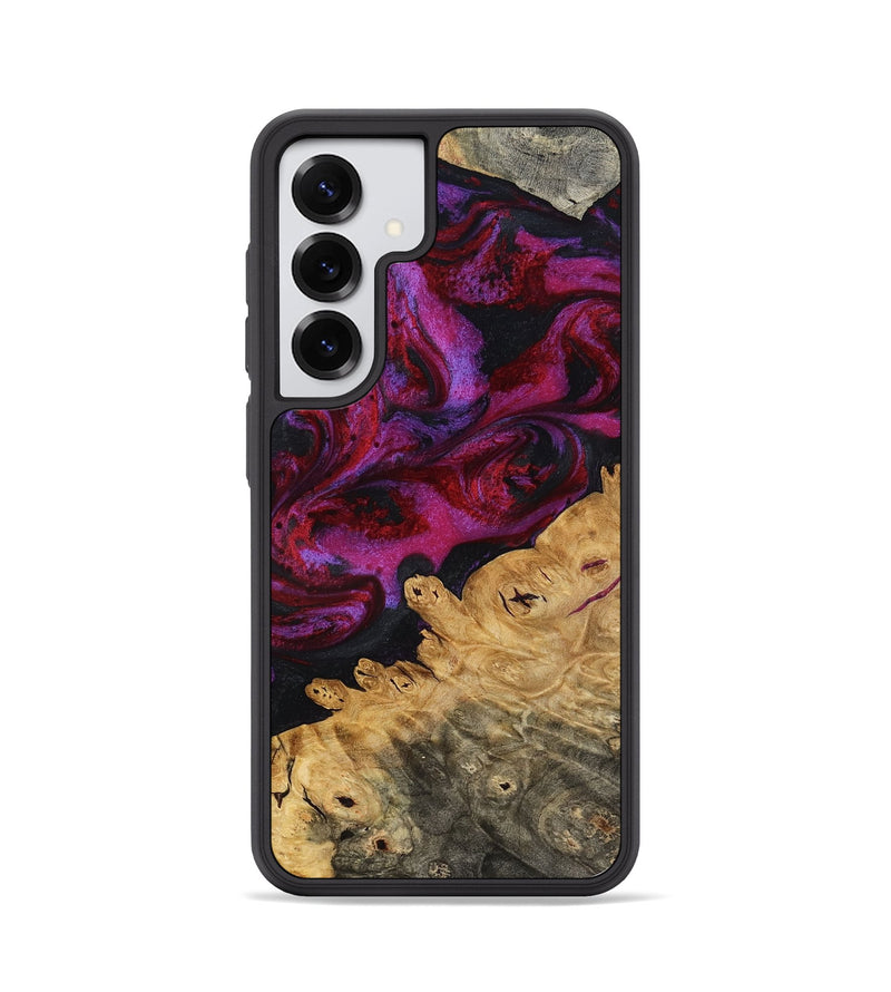 Galaxy S25 Wood Phone Case - Adriel (Red, 798316)