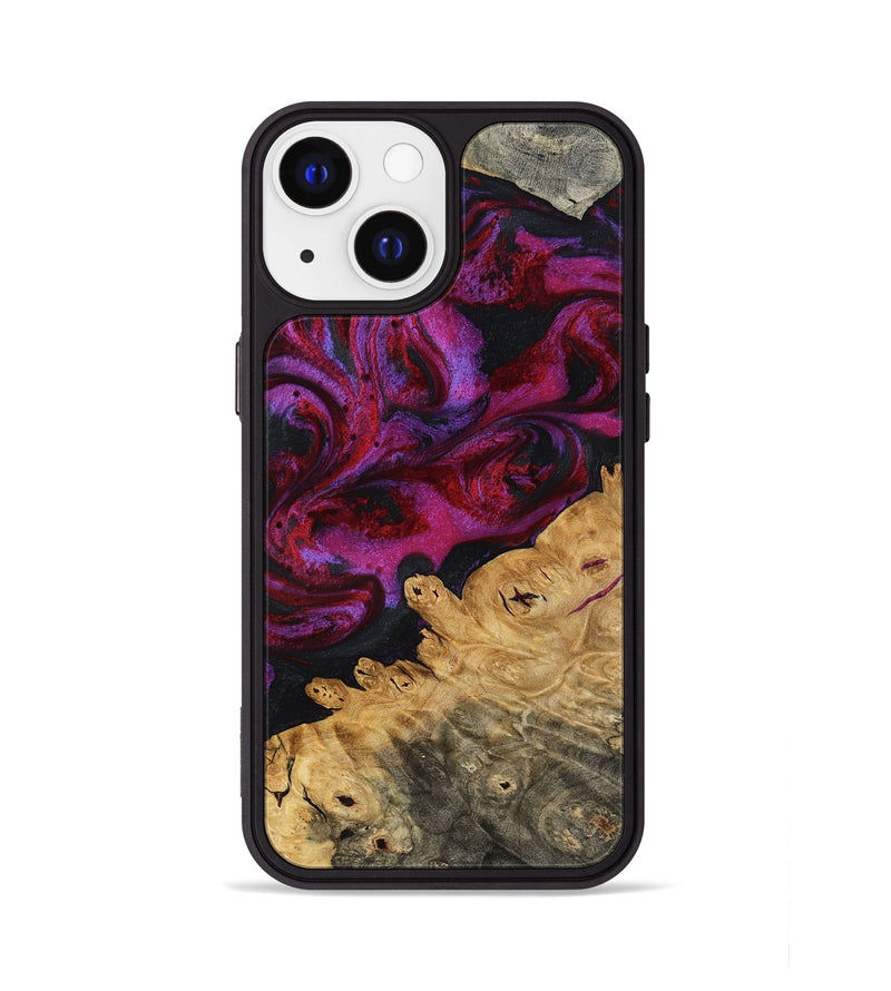 iPhone 13 Wood Phone Case - Adriel (Red, 798316)