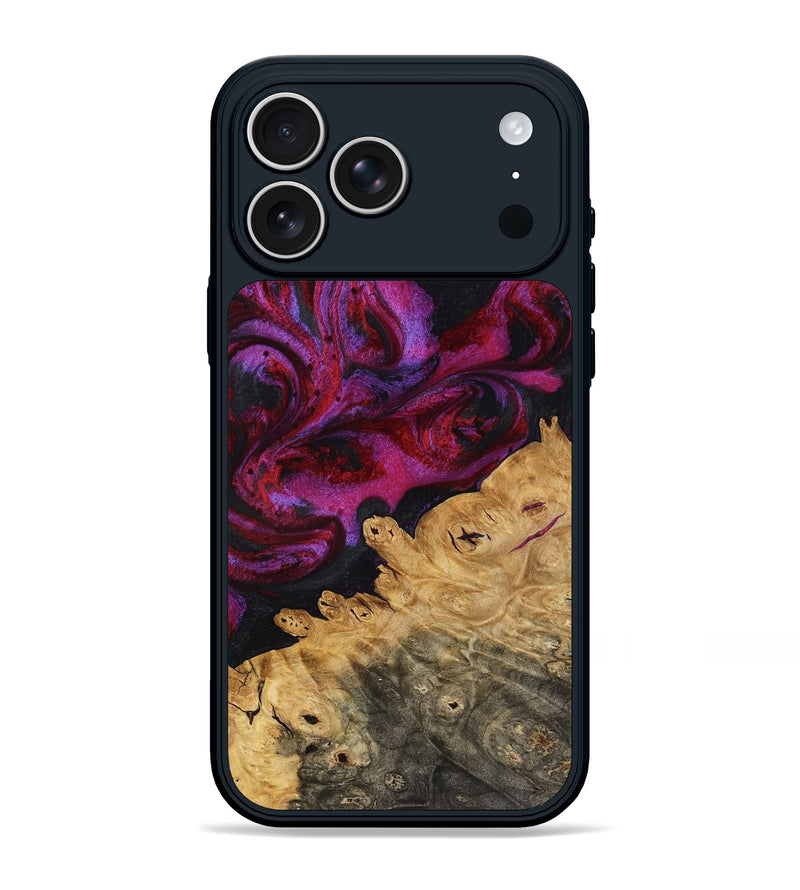 iPhone 17 Pro Max Wood Phone Case - Adriel (Red, 798316)