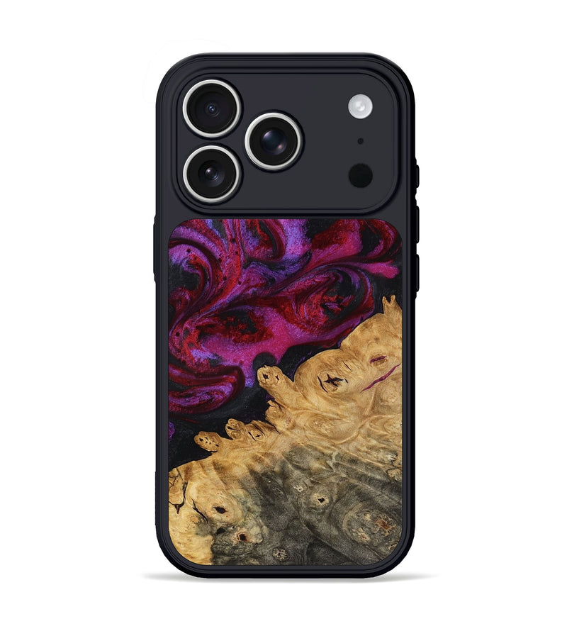 iPhone 17 Pro Wood Phone Case - Adriel (Red, 798316)