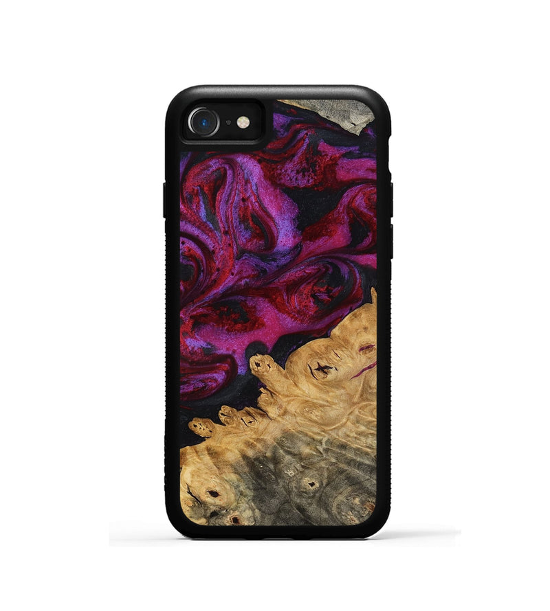 iPhone SE Wood Phone Case - Adriel (Red, 798316)