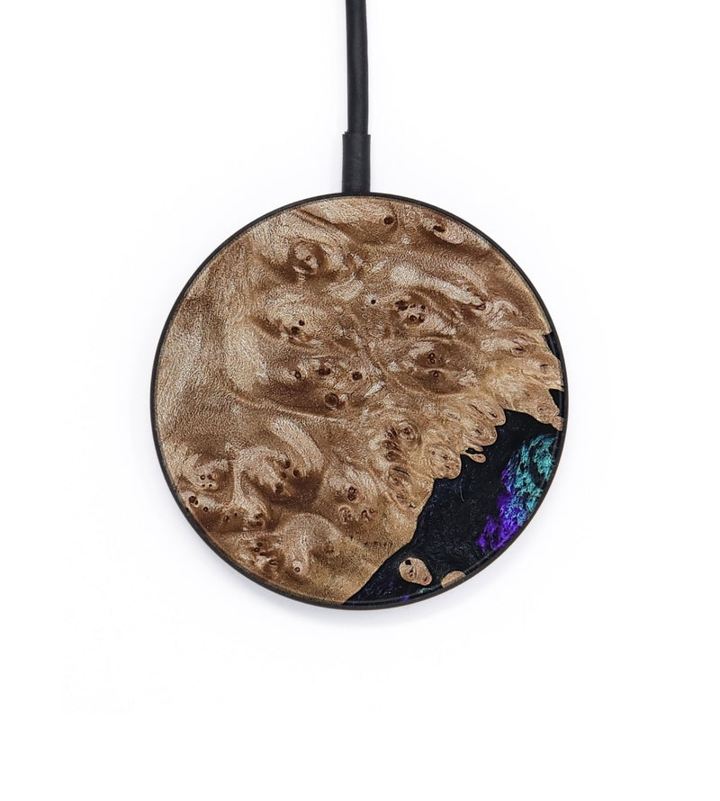 Circle Wood Wireless Charger - Kennedy (Purple, 798317)