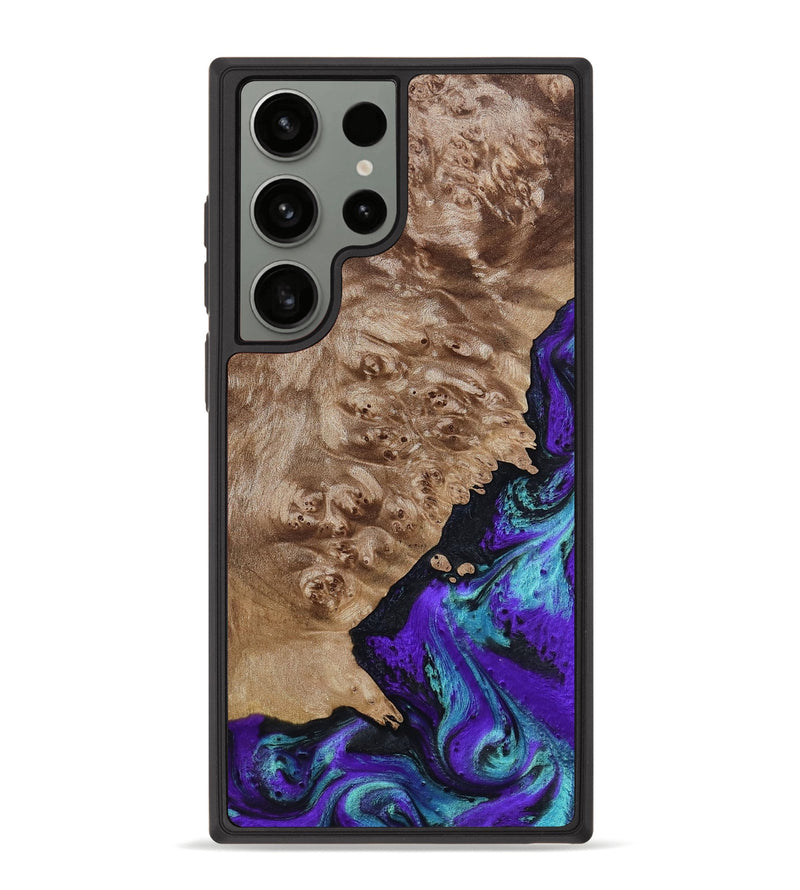 Galaxy S23 Ultra Wood Phone Case - Kennedy (Purple, 798317)