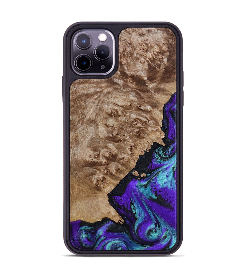iPhone 11 Pro Max Wood Phone Case - Kennedy (Purple, 798317)