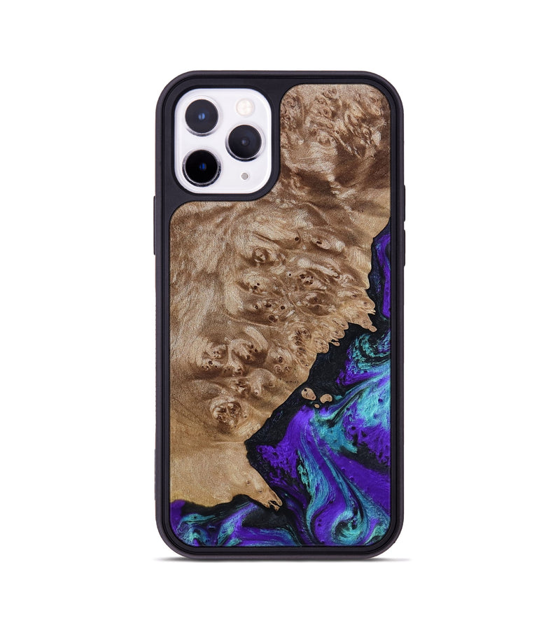 iPhone 11 Pro Wood Phone Case - Kennedy (Purple, 798317)