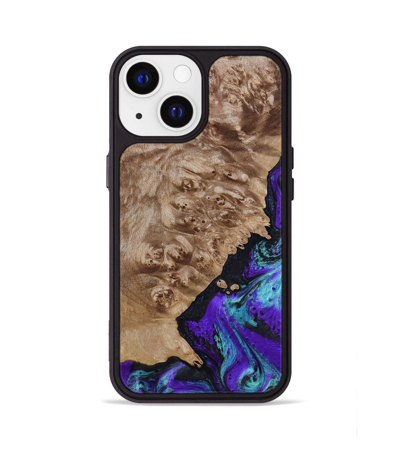 iPhone 13 Wood Phone Case - Kennedy (Purple, 798317)