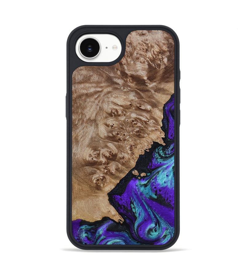 iPhone 16e Wood Phone Case - Kennedy (Purple, 798317)