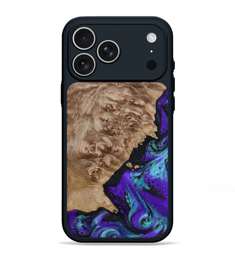 iPhone 17 Pro Max Wood Phone Case - Kennedy (Purple, 798317)