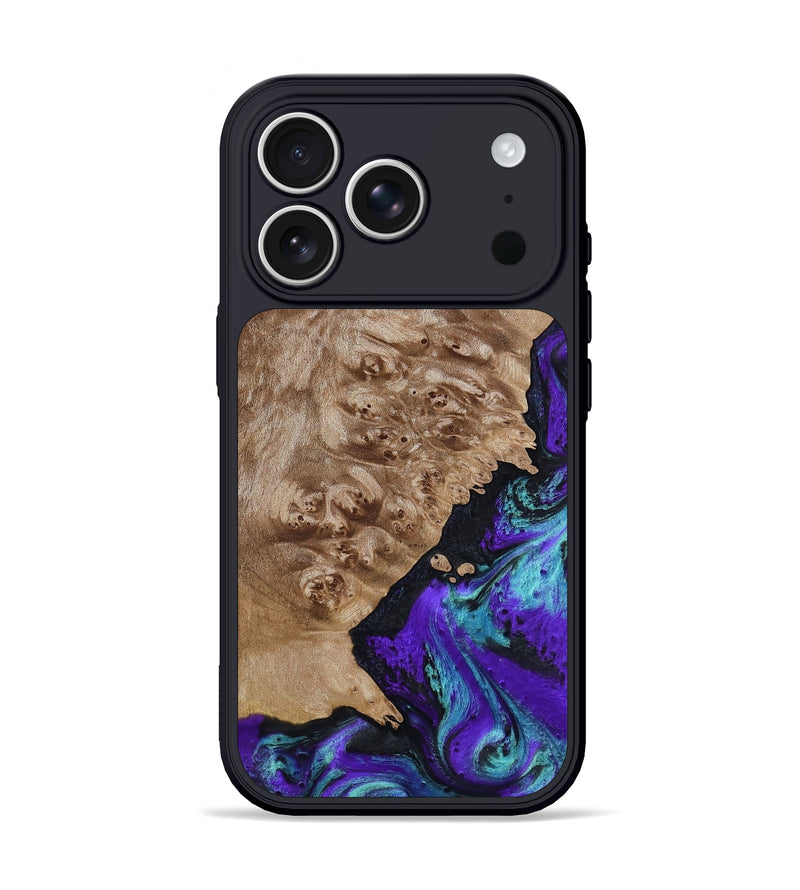 iPhone 17 Pro Wood Phone Case - Kennedy (Purple, 798317)