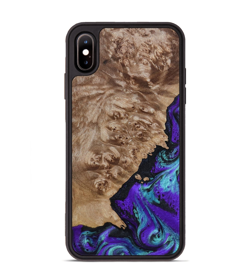 iPhone Xs Max Wood Phone Case - Kennedy (Purple, 798317)