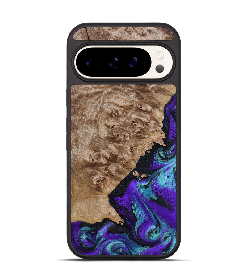 Pixel 9 Pro Wood Phone Case - Kennedy (Purple, 798317)