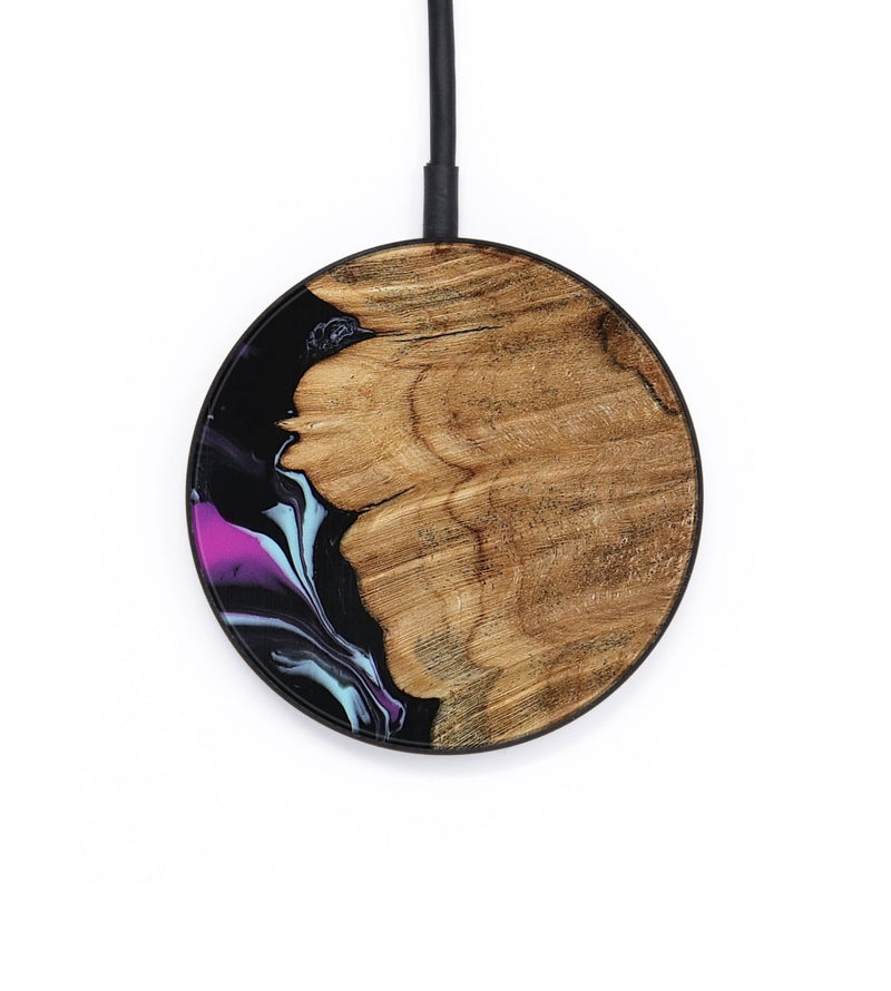 Circle Wood Wireless Charger - Kylee (Purple, 798319)