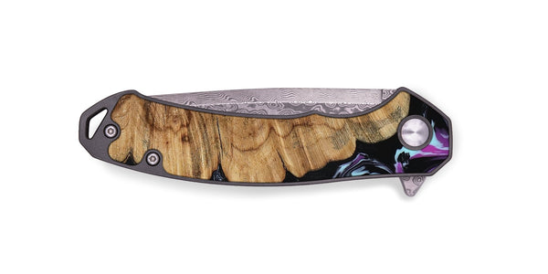 EDC Wood Pocket Knife - Kylee (Purple, 798319)