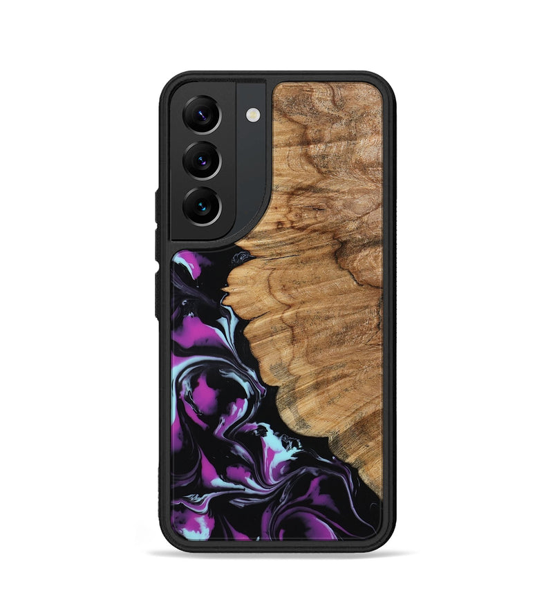 Galaxy S22 Wood Phone Case - Kylee (Purple, 798319)