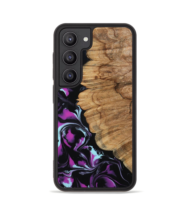 Galaxy S23 Wood Phone Case - Kylee (Purple, 798319)