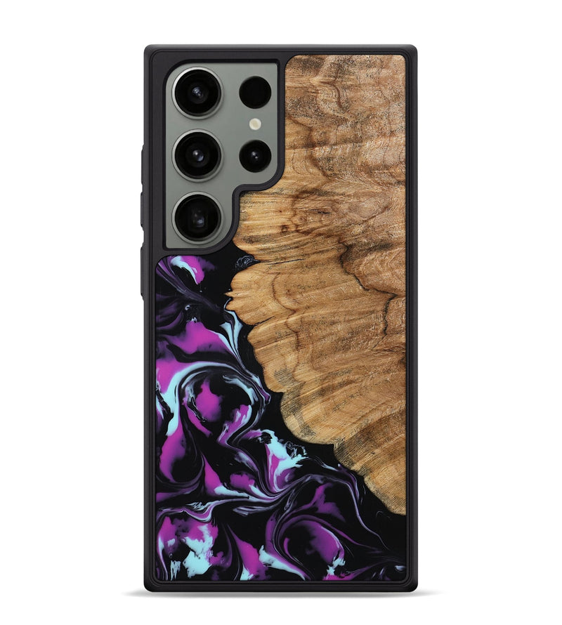 Galaxy S24 Ultra Wood Phone Case - Kylee (Purple, 798319)