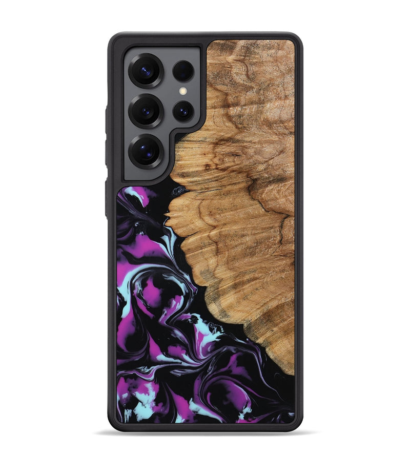 Galaxy S25 Ultra Wood Phone Case - Kylee (Purple, 798319)