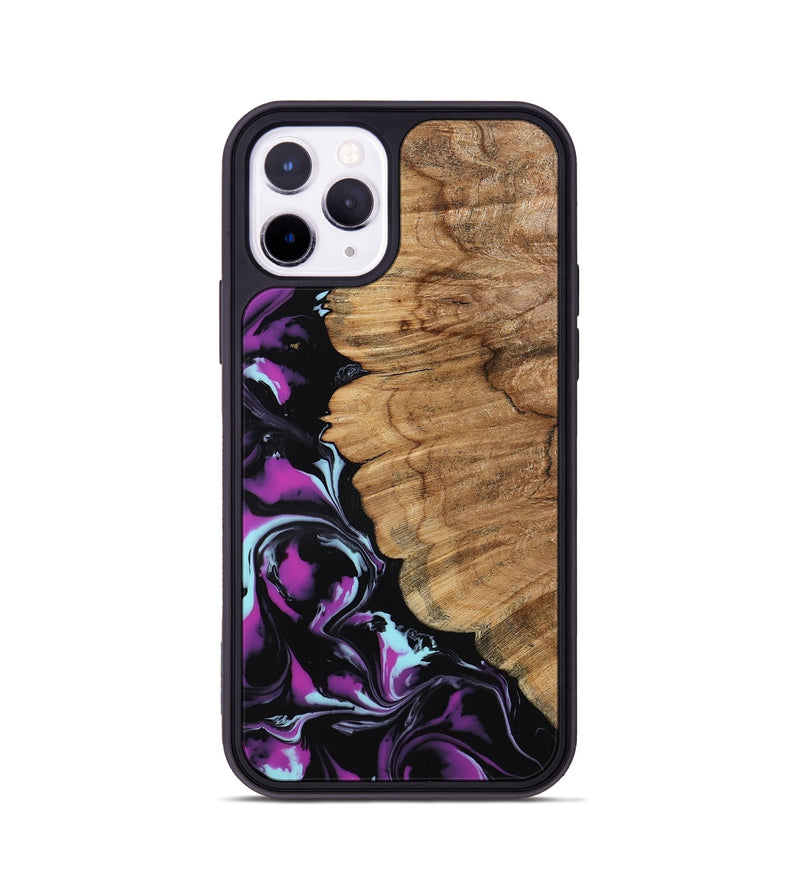 iPhone 11 Pro Wood Phone Case - Kylee (Purple, 798319)