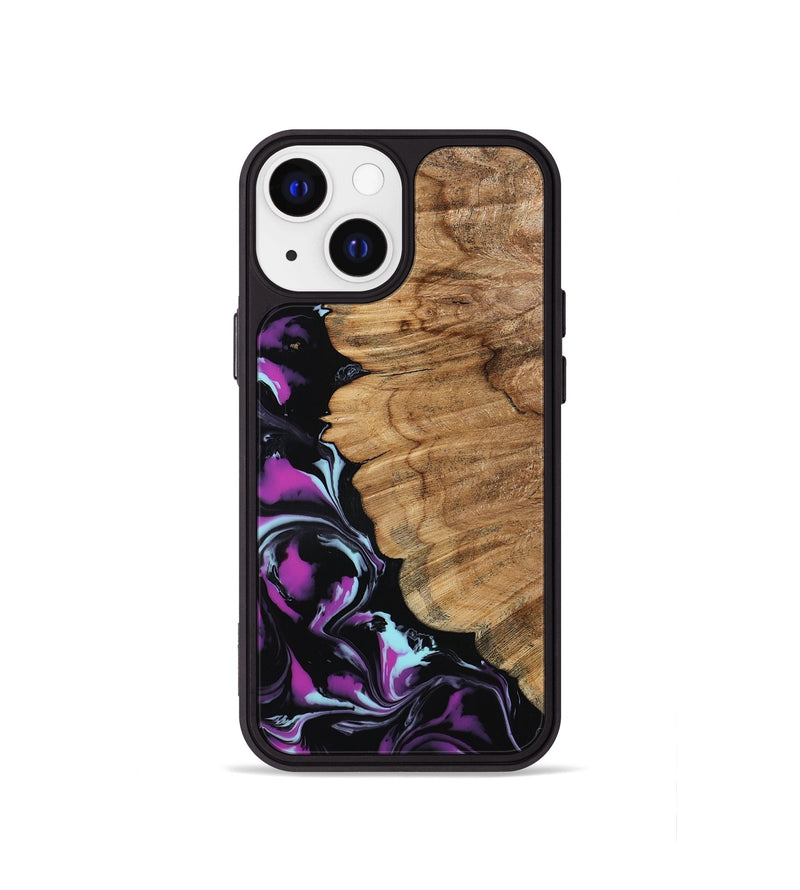 iPhone 13 mini Wood Phone Case - Kylee (Purple, 798319)