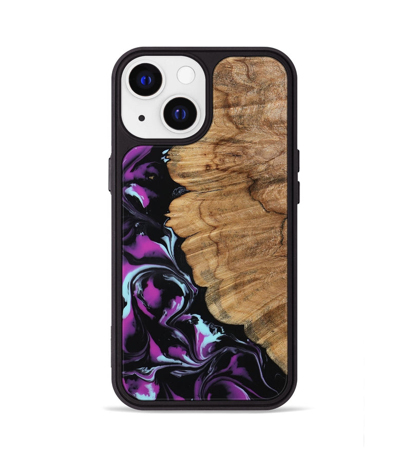 iPhone 13 Wood Phone Case - Kylee (Purple, 798319)
