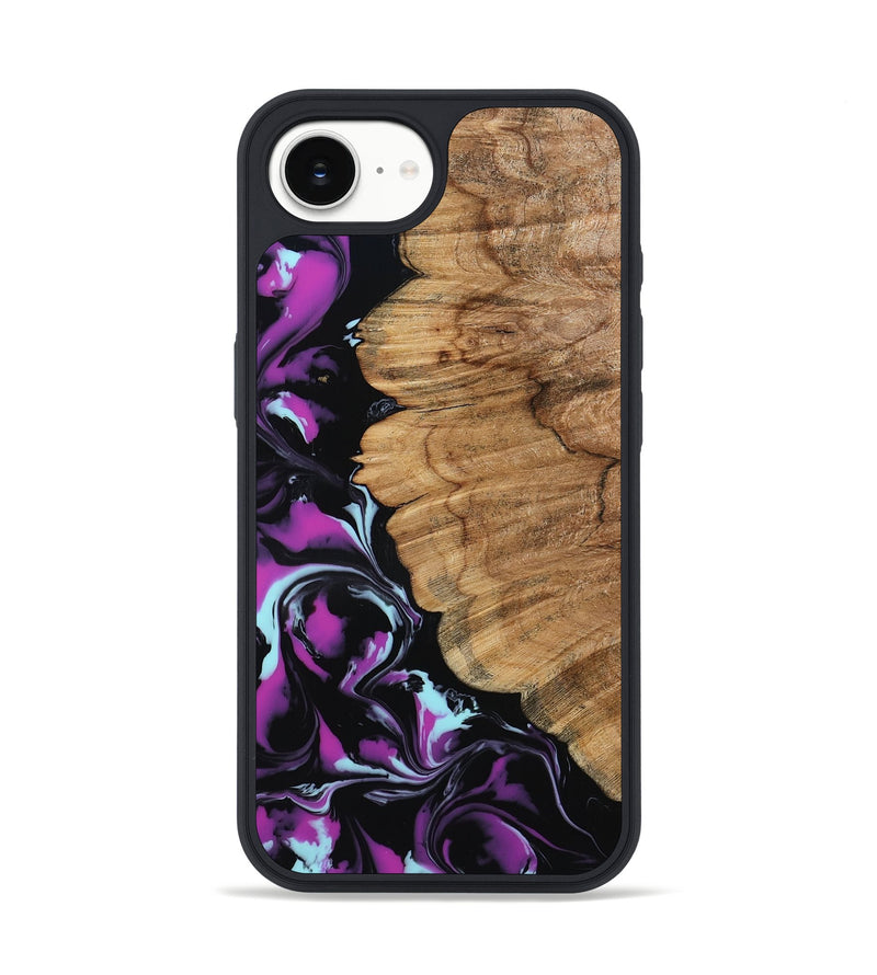 iPhone 16e Wood Phone Case - Kylee (Purple, 798319)