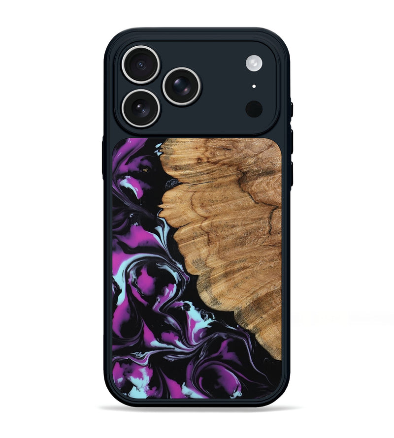 iPhone 17 Pro Max Wood Phone Case - Kylee (Purple, 798319)