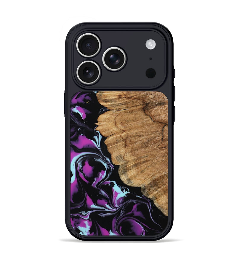 iPhone 17 Pro Wood Phone Case - Kylee (Purple, 798319)