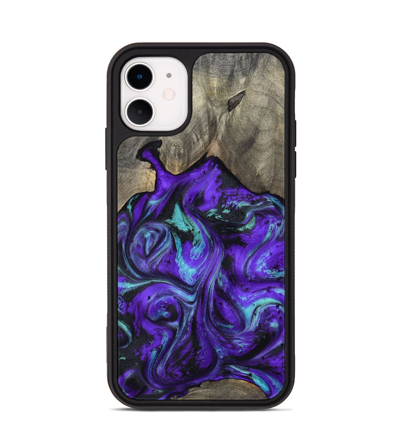 iPhone 11 Wood Phone Case - Wesley (Purple, 798320)