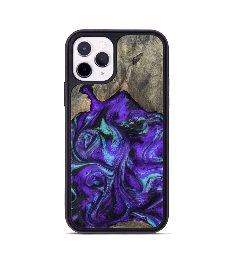 iPhone 11 Pro Wood Phone Case - Wesley (Purple, 798320)