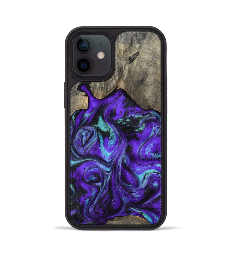 iPhone 12 Wood Phone Case - Wesley (Purple, 798320)
