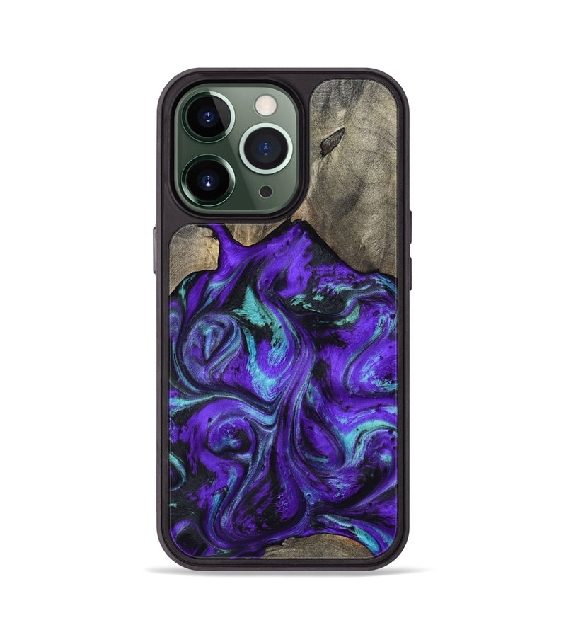 iPhone 13 Pro Wood Phone Case - Wesley (Purple, 798320)