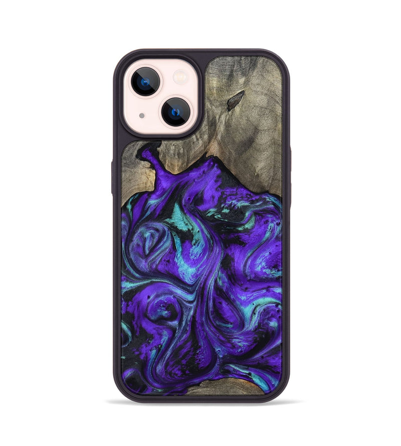 iPhone 14 Wood Phone Case - Wesley (Purple, 798320)