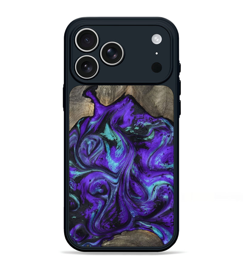iPhone 17 Pro Max Wood Phone Case - Wesley (Purple, 798320)
