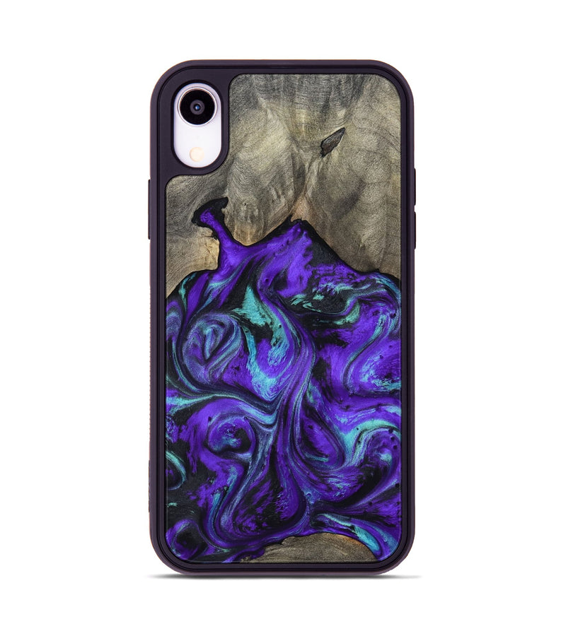 iPhone Xr Wood Phone Case - Wesley (Purple, 798320)
