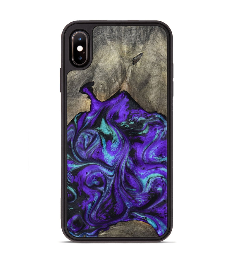 iPhone Xs Max Wood Phone Case - Wesley (Purple, 798320)