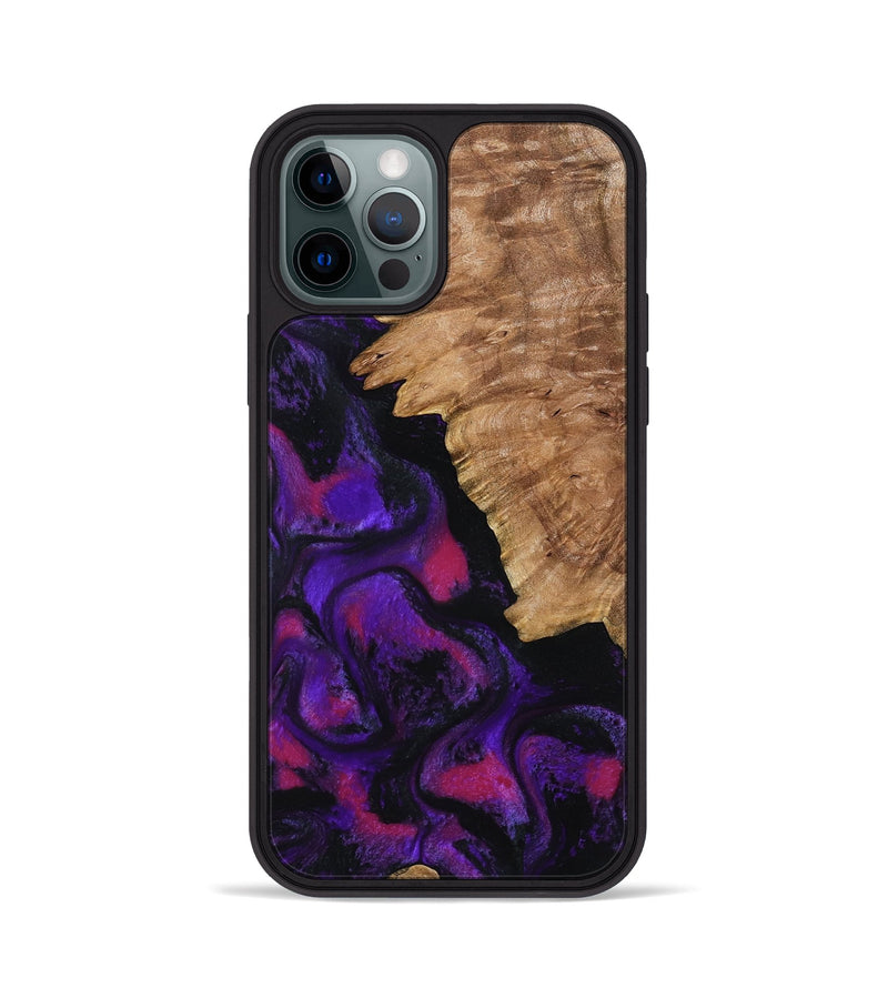 iPhone 12 Pro Wood Phone Case - Rory (Purple, 798321)