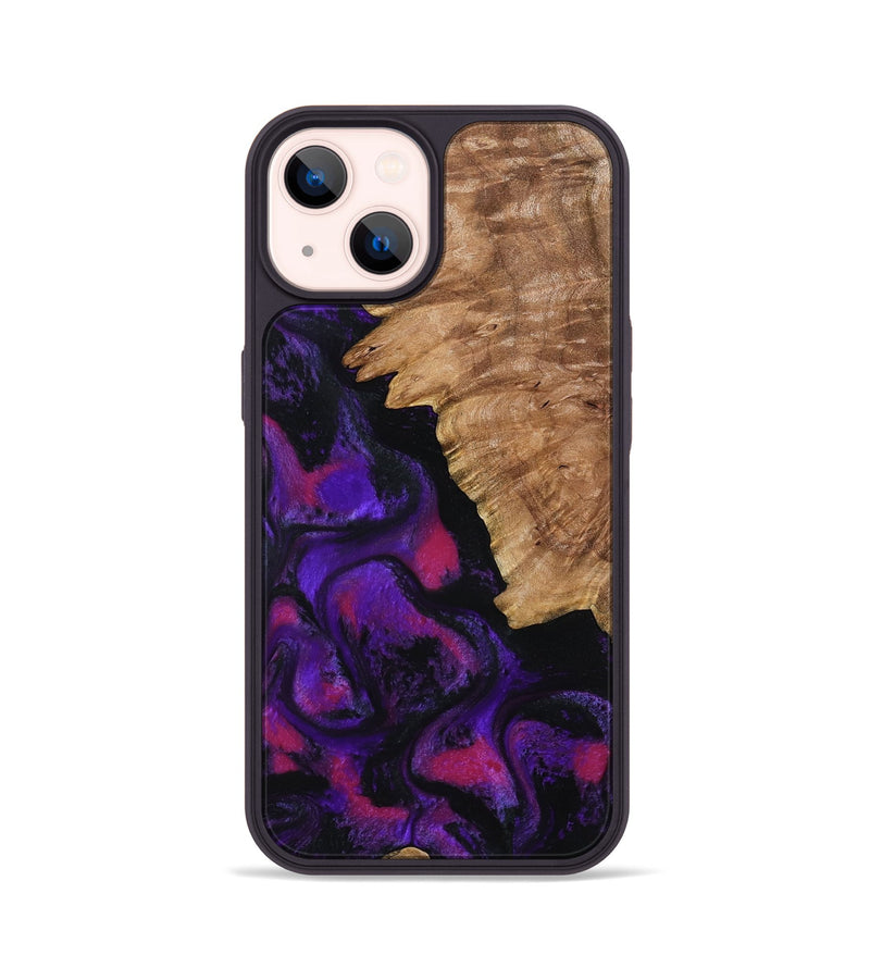 iPhone 14 Wood Phone Case - Rory (Purple, 798321)
