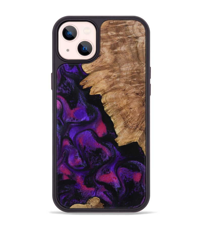 iPhone 14 Plus Wood Phone Case - Rory (Purple, 798321)