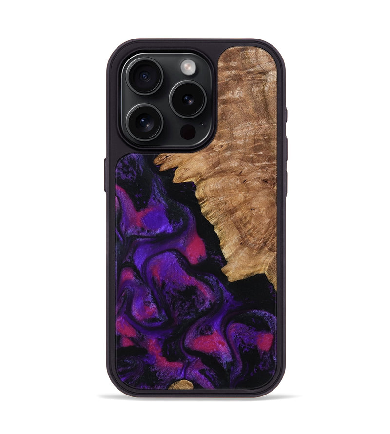 iPhone 15 Pro Wood Phone Case - Rory (Purple, 798321)